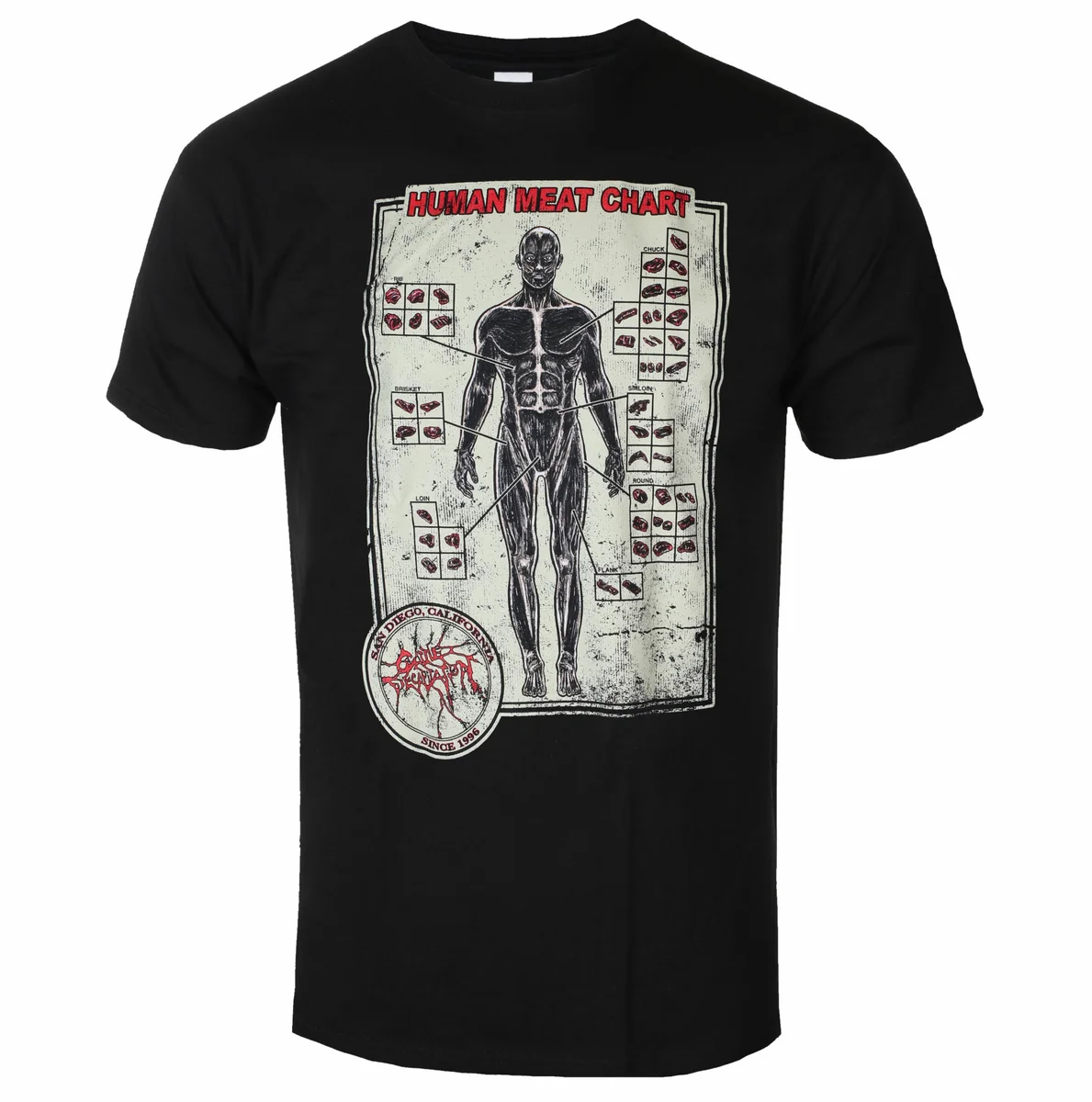 Top Cattle Decapitation Graphic Cotton Band T-shirt Unisex Summer Short Sleeve Fashion Brand Tee Luxury Casual Vintage Tees