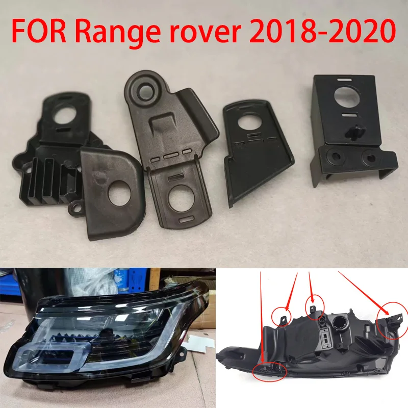 Headlight  Kit Bracket Car Headlight Protection Ring  Upper Tab Repair for Range Rover 2018-2020 SUV