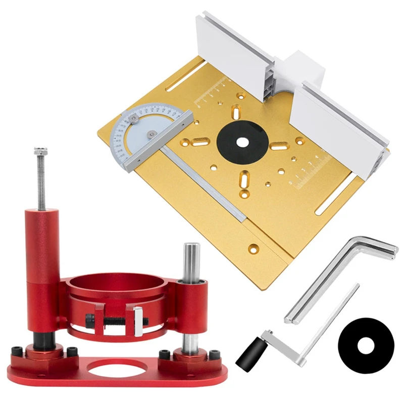 

NEW-Router Lifting System With Lifting Base Engraving DIY Tools Engraving Trimmer S8-2 Router Table For 63.8-65Mm Diameter