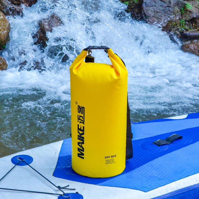 Maike حقيبة جافة حقيبة مضادة للماء للنساء الرجال 5L/10L/15L السباحة تجمع التجديف نهر الرحلات مقاوم للماء حقيبة جافة على ظهره #3