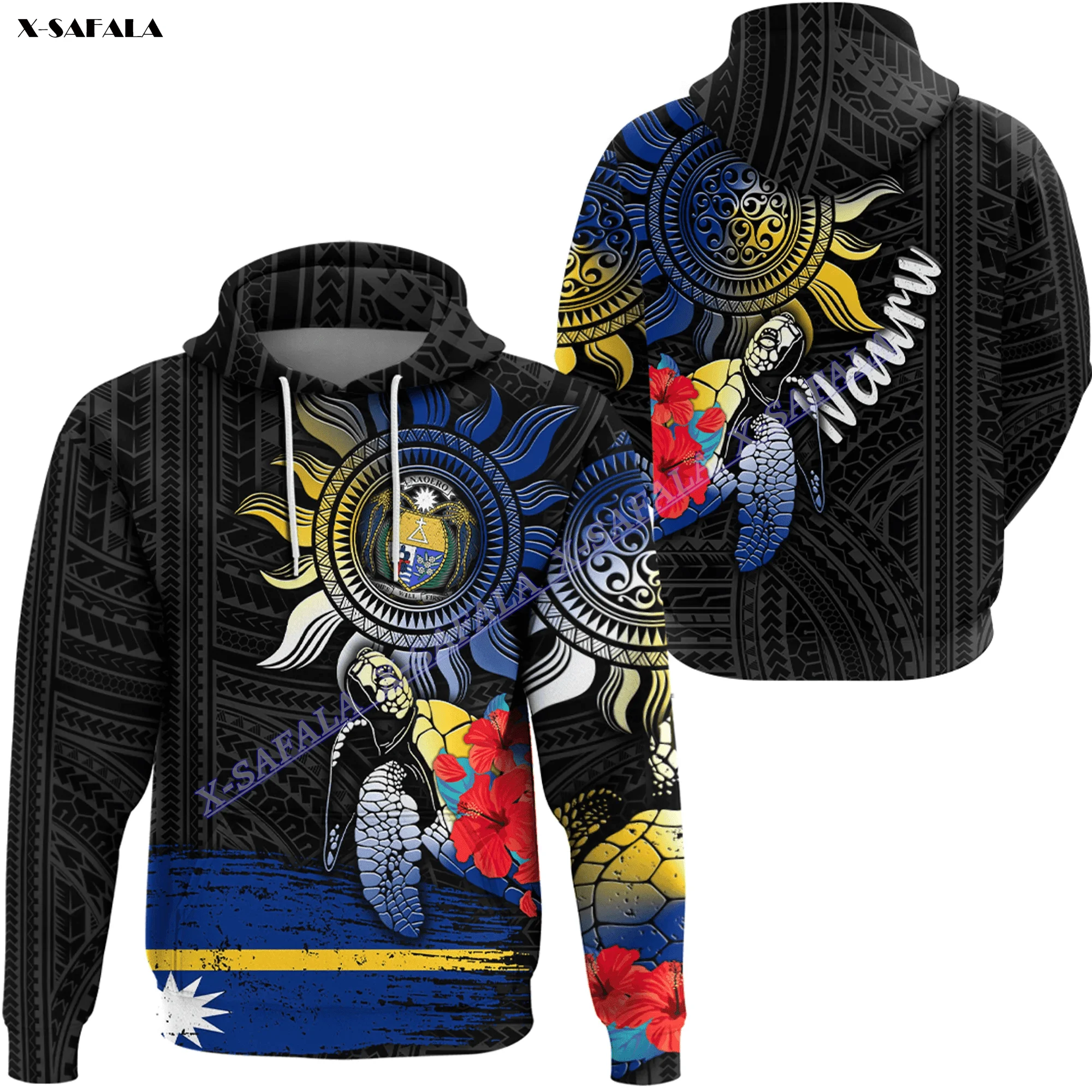 

Turtle Nauru Tattoo Flag Polynesia 3D Printed Hoodie Men Shirt Pullover Sweatshirt Hooded Jersey Tracksuits Outwear Coat Jumper