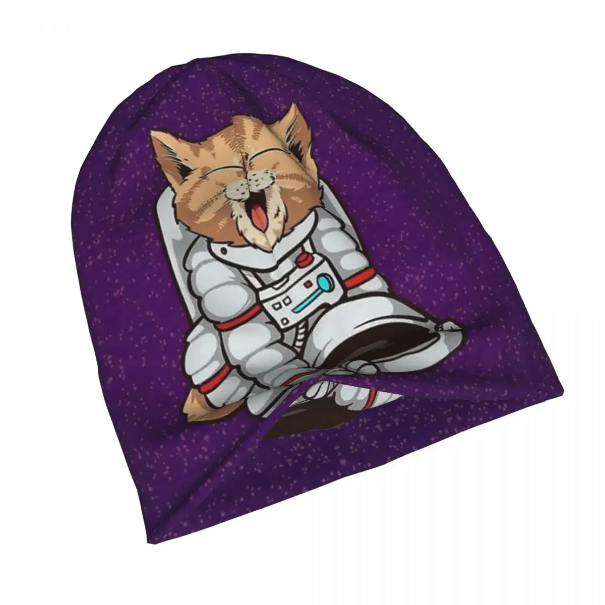 Wonderful Universe Outdoor Hats Adorable Cat In A Spacesuit Thin Hat Bonnet Special Skullies Beanies Caps Men Women's Earmuffs