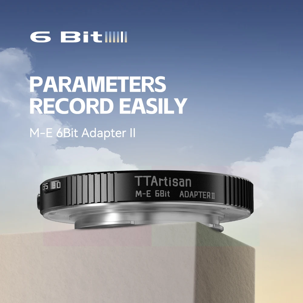 TTAartisan محول العدسة حلقة ME-6BIT II M-E جبل APS-C عدسة الإطار الكامل ل A7III A7R A9 ZVE1 ZVE10 Fx30 A6400 ملحقات الكاميرا