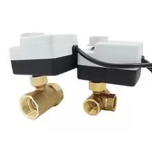 Brass Motorized Ball Valve 3-Wire Two Control Electric Actuator AC220V 3 Ways /2 Way DN15 DN20 DN25 DN32 DN40 with Manual Switch - AliExpress 13