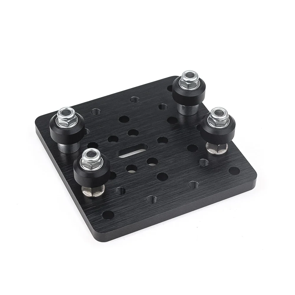 3D Printer Onderdelen C-Beam Gantry Plaat Set Met 4 Wielen voor Aluminium V-Slot Mini V wiel Kit CNC Machine Onderdelen