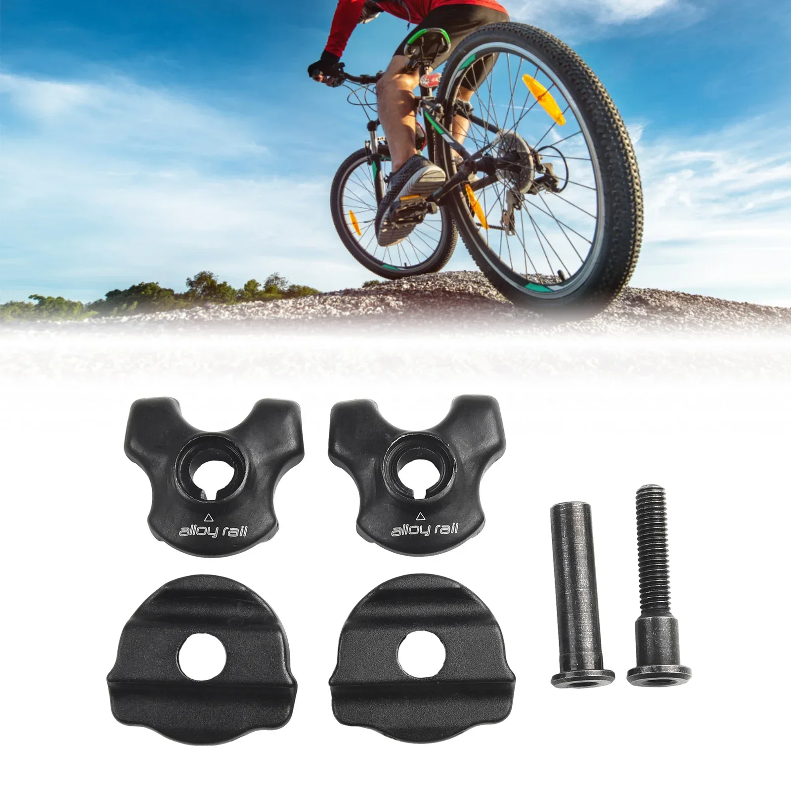

New High Quality Practical Seatpost Clamp 2Pcs Bike Bicycle For Carbon Saddle Oval/Round. Clip Seatpost Steel Bicycle Bike Clamp