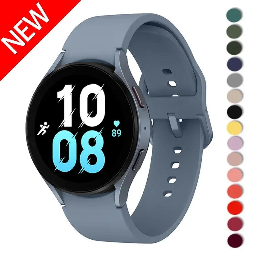 

Silicone Strap For Samsung Galaxy Watch 6/5/4 44mm 40mm pro 45mm Sport 20mm Watchband Bracelet Galaxy Watch6 Classic 43mm 47mm