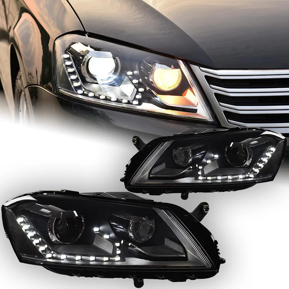 AKD Car Styling for VW Passat B7 Headlight 2012-2016 Passat Europe LED DRL Hid Head Lamp Angel Eye Bi Xenon Beam Accessories