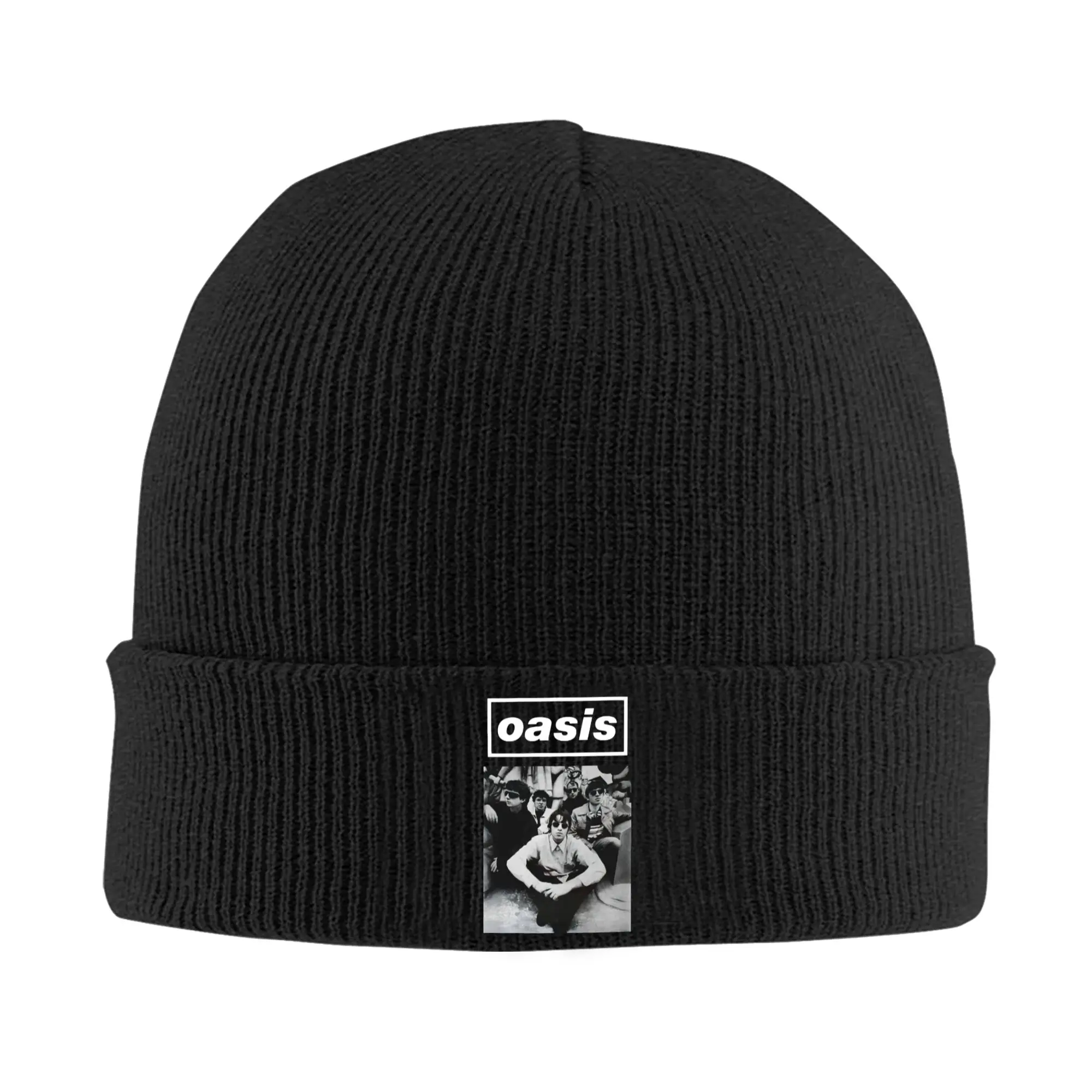 Live '25 Tour Rock Band The Rain Hats Autumn Winter Beanies Ski O-Oasis Cap Men Women Acrylic Knitted Hat