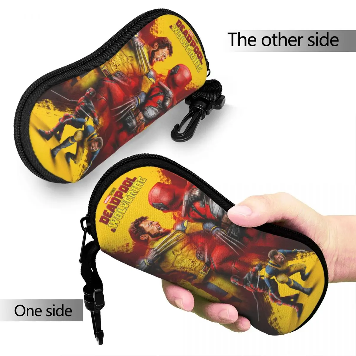 Deadpool And Wolverin Glasses Case Protective Sunglasses Storage Box Vintage Sunglasses Box