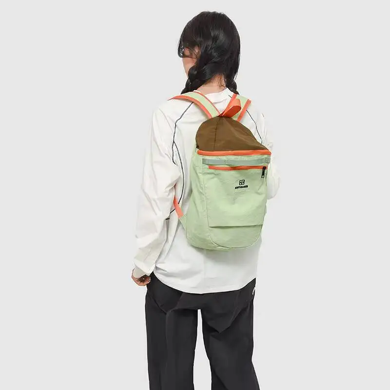 حقيبة ظهر صغيرة للمشي لمسافات طويلة مع حقيبة للرجال والنساء، حقيبة نهارية صغيرة خفيفة الوزن للسفر كاجوال للمشي لمسافات طويلة في الهواء الطلق خفيفة الوزن ومناسبة #2