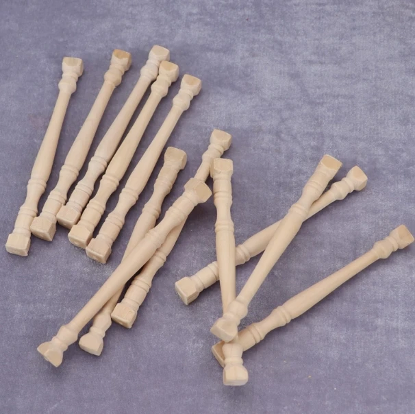 1:12 Dollhouse DIY furniture parts, miniature table and chair legs 1：6 Dollhouse accessories New Diy Miniature Dollhouse