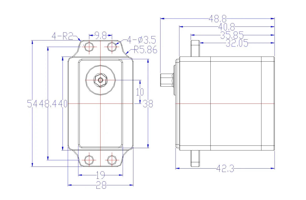 Serial MOTORS Communication Data Bus ServoRobot 24kg Motor Radio Systems Servo DYNAMIXEL Digital Servo