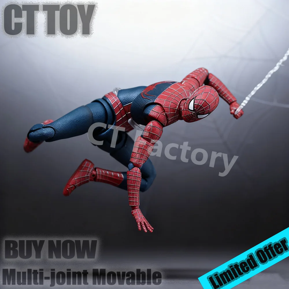 

Bandai The Amazing Spiderman Фигурка Эндрю Гарфилд Poseable Модель Коллекционная игрушка CT для взрослых и детей Коллекция фанатов Подарок