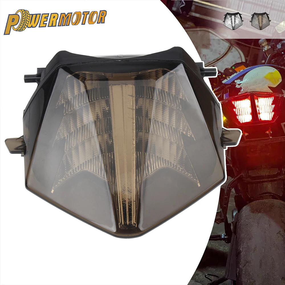 

Motorcycle Tail Light Integrated LED Taillight Street Accessories For DUKE 250 390 Duke250 Duke390 2018 2019 2020 2021 2022 2023