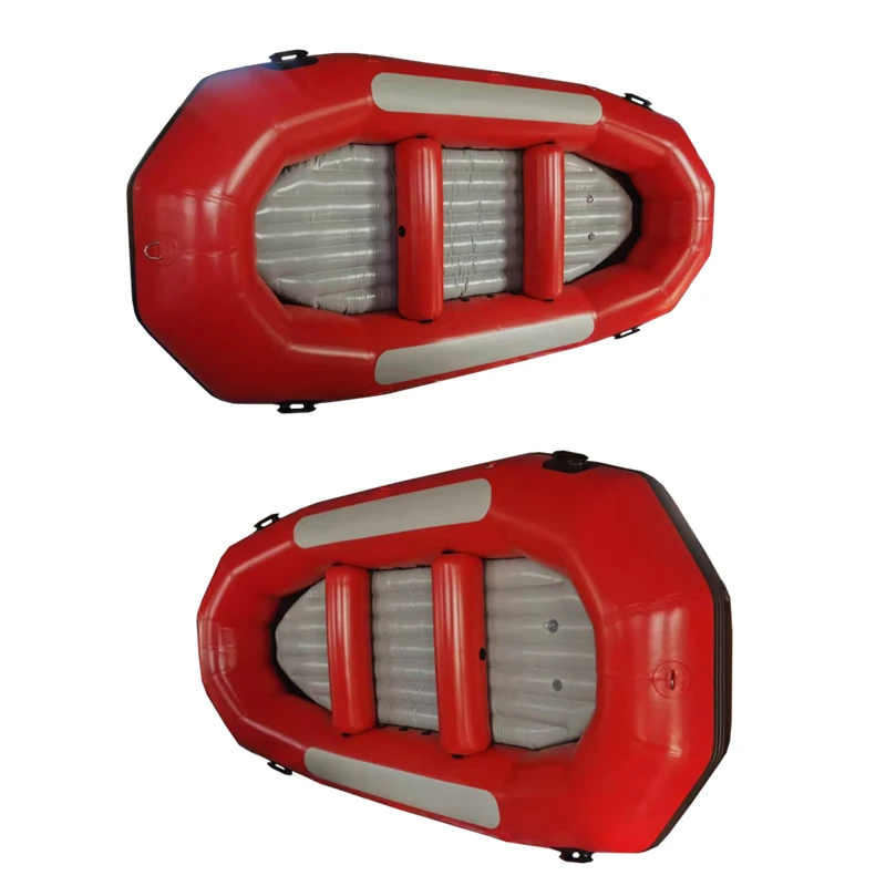 Factory Direct Pricing 13.5ft 410cm Abrasion-resistant 1.2mm PVC Jungle Canyon Exploration Inflatable Rafting Boat for Sale