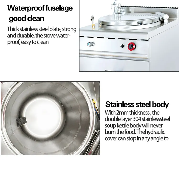 Independent  soup pot, safe and reliable design, safe soup pot