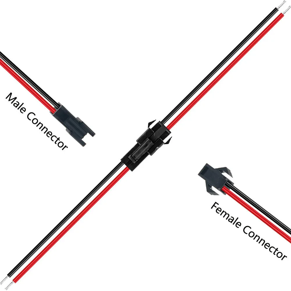 LED JST Connector Male And Female 2/3/4/5/6pin plug connectors Wire Cable Driver for pixels RGB RGBIC led strip light 5-100Pairs