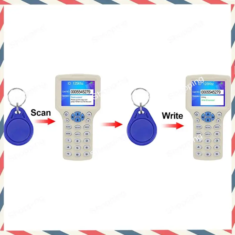 M20K RFID Reader Writer Duplicator Smart Card Programmer 125Khz 13.56Mhz Encrypted Decoder Writable Key