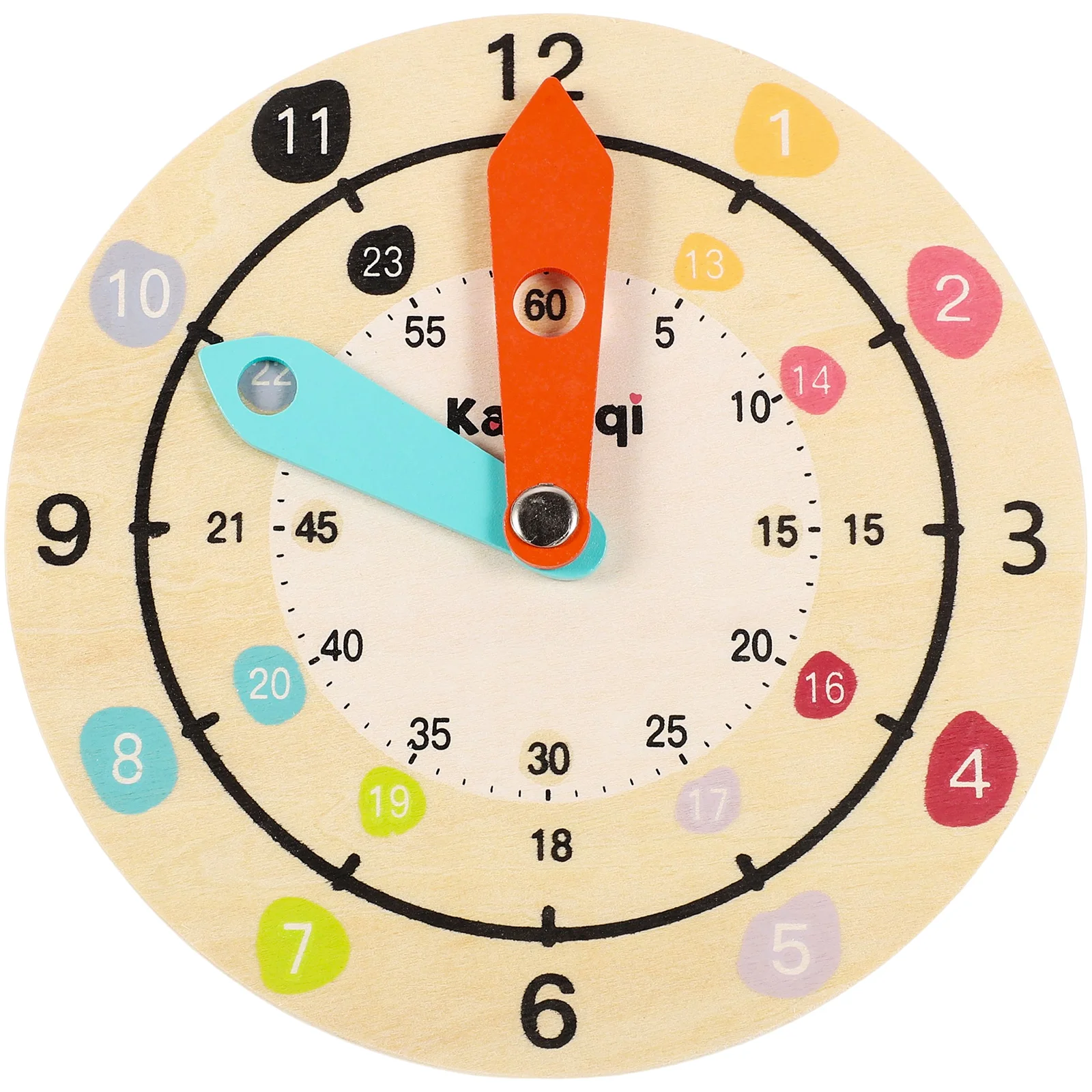 

Clock Teaching Toy Educational Wall Preschool Early Learning Time Clocks for Kids Child