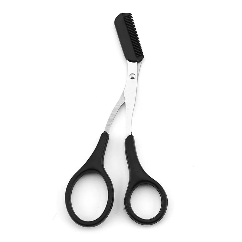 Eyebrow Trimmer Scissor Beauty Products for Women Eyebrow Scissors with Comb Safe Stainless Steel Makeup Tools Beauty Scissors