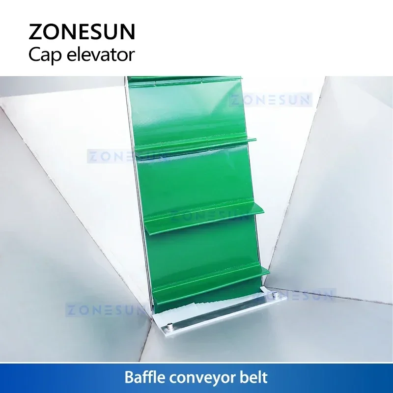 ZONESUN ZS-SLJ5 Automatic Feeding Machine Plastic Screw Cap Spray Cap Elevator