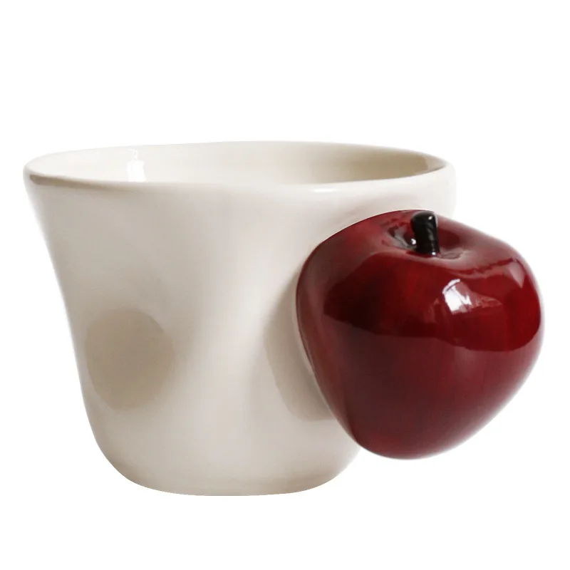 

Banana Cup Apple Cup 1 Piece Christmas Ceramic Mug Coffee Cup Gift Box