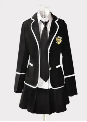 Uniforme scolastica per ragazza Inverno Stile britannico Abito da studente delle scuole superiori Abbigliamento formale Blazer Giovane Fromal
