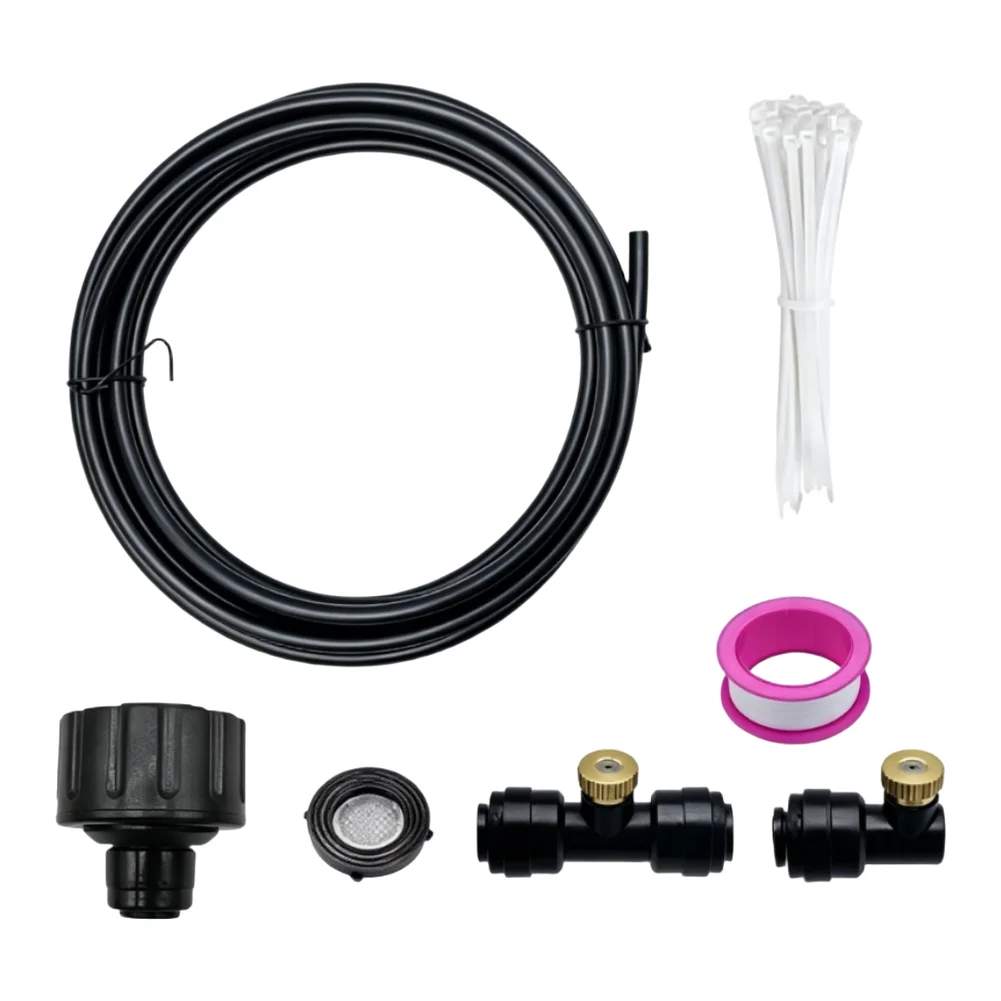 32.8ft Pool Slide Water Tubing Kit for pe Material with Filter Adapter for Slide Sprayers Garden Flower Bed Irrigation