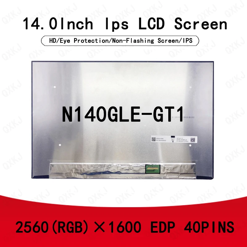 

40pin N140GLE-GT1 14.0inch 2560X1600 Wholesale for LCD Panel Display Screen Replacement Laptop Monitor