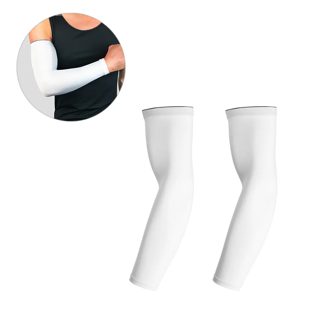 2 PCS Breathable Elbow Protector Running Sun Protection Sleeve Women's Arm Recovery