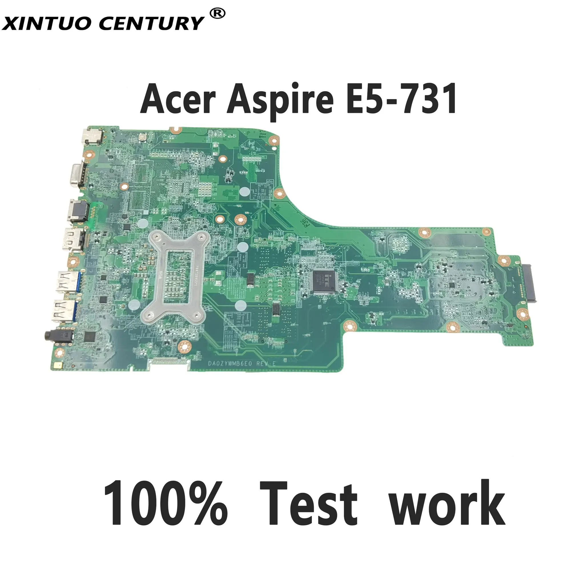 NBMP811001 motherboard for Acer Aspire E5-731   motherboard DA0ZYWMB6E0 with Pentium SR1E3 3556U DDR3 100% test work