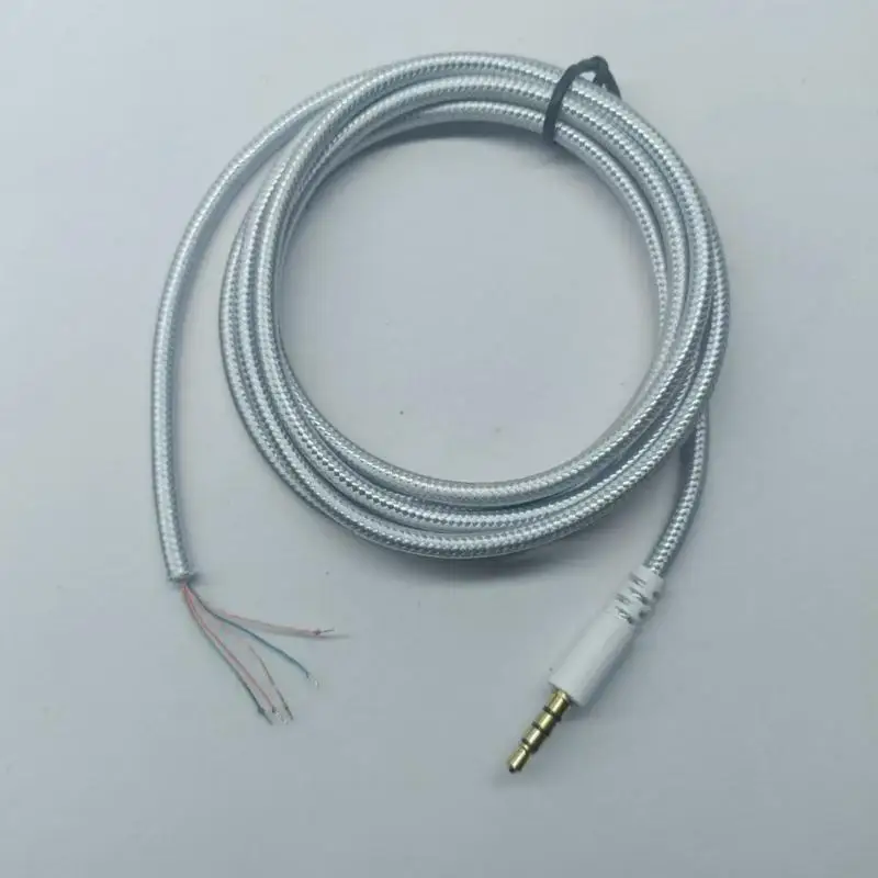 สายเคเบิลทดแทน 28TE สำหรับ Cloud II Cloudx Revolver S Cord 3.5 มม. สายเคเบิลชุดสายการเชื่อมต่อสายการเชื่อมต่อการแทนที่ลวด