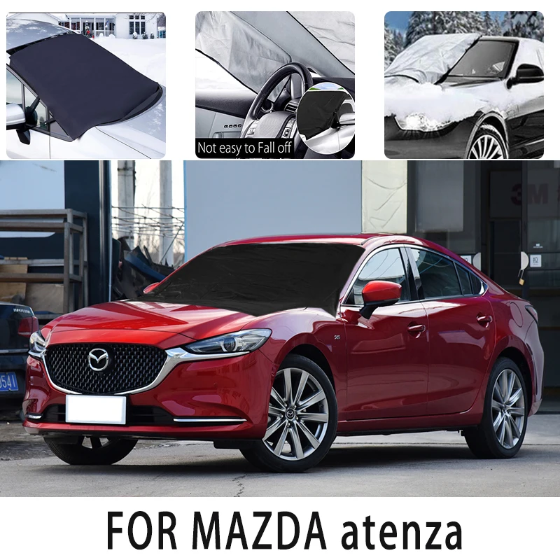 Car snow cover front for MAZDA atenza Snowblock heat insulation sunshade Antifreeze wind  Frost prevention car accessories