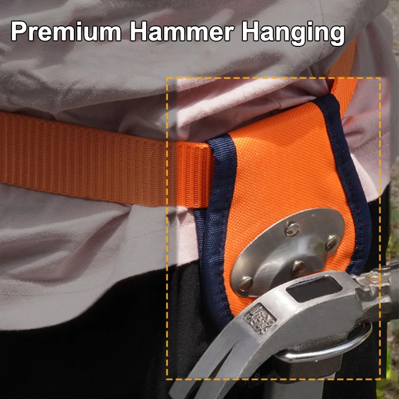 1Pc Hammer Holder Loop Mallet Portable Tool Organizer Hammer Hanger Hammer Belt Hook