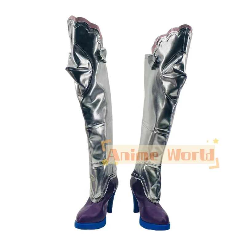 Chaussures en cuir PU pour Cosplay, bottes de Cosplay, Anime, sur mesure, Date A Live Mukuro Hoshimiya