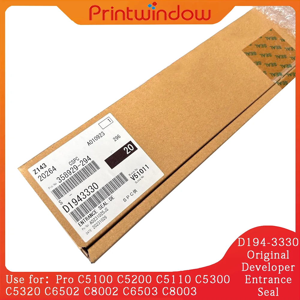 D194-3330 Original New Developer Entrance Seal for Ricoh Pro C5100 C5200 C5110 C5300 C5320 MP C6502 C8002 C6503 C8003 D1943330