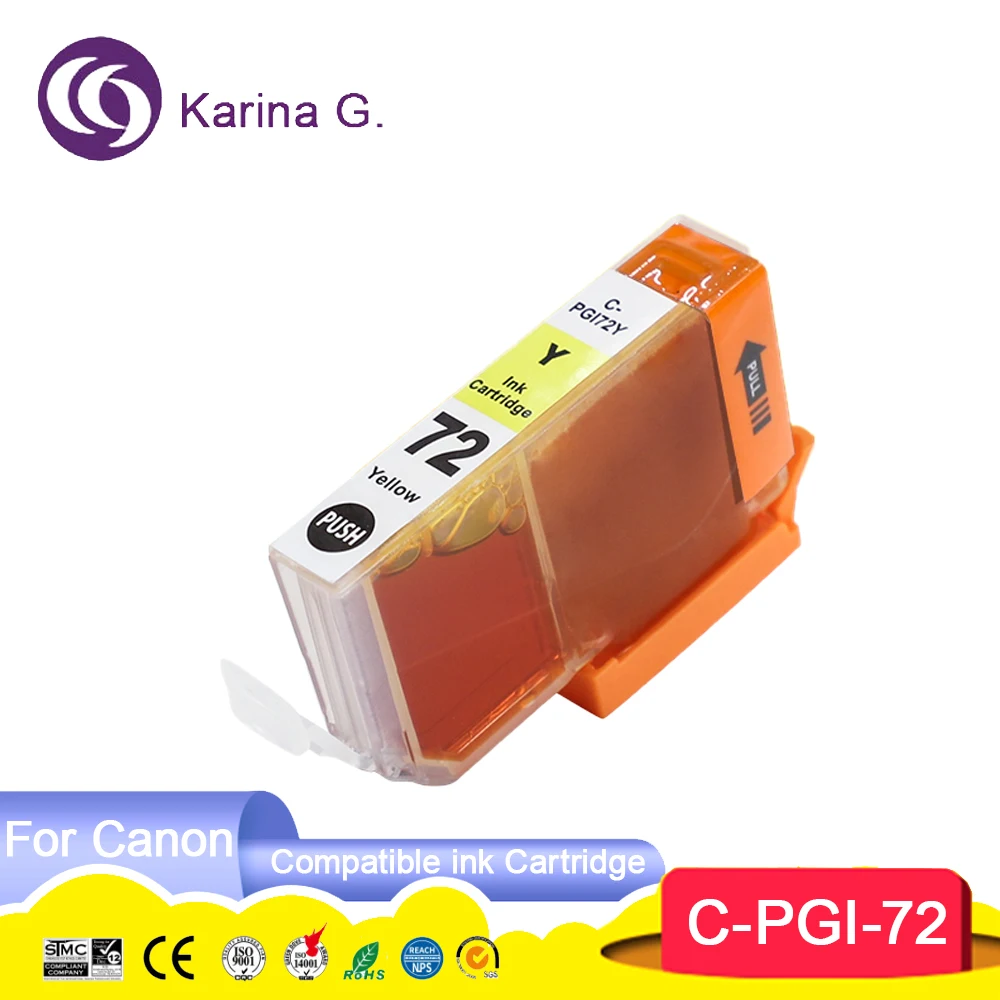 PGI 72 PGI72 PGI-72 Premium Color Compatible Ink Cartridge for Canon PIXMA Pro-10 PRO-10S Printer