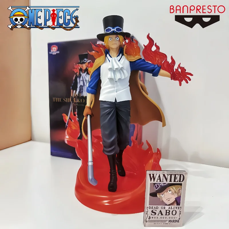 

In Stock Original BANPRESTO One Piece Sabo Voyage Series Special Version Anime Figure Scene Prize Finished Model Collectible Toy