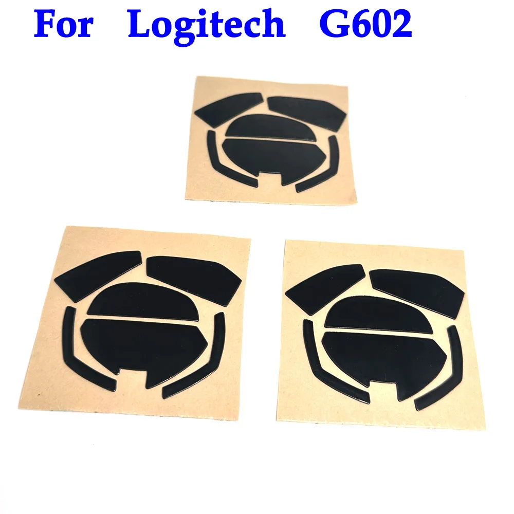 

100set Mouse Feet Skates Pads For Logitech G602 NEW wireless Mouse Black Anti skid sticker 0.6mm connector