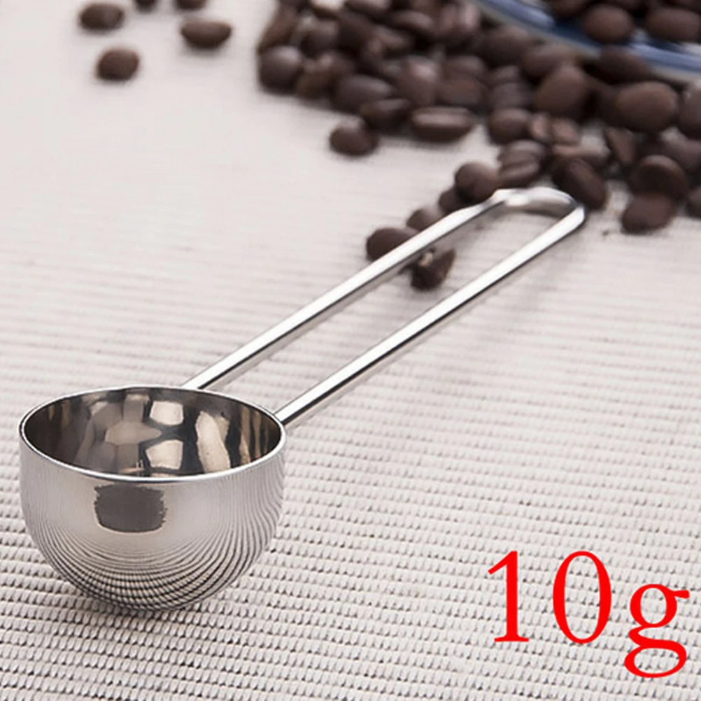 

2pcs Stainless Steel Coffee Scoop Long Handle For Ground Coffee Tea Flour Protein Powder Kitchen Measuring Tool Rustproof Milk