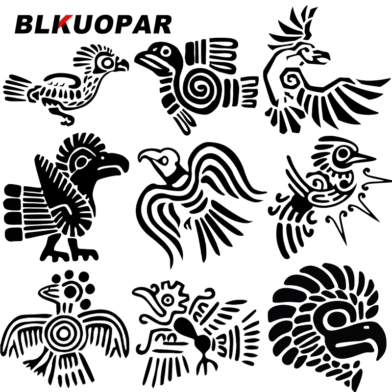 BLKUOPAR for Viking Raven Symbol Car Stickers Creative Waterproof Graphics Decals Vinyl Scratch Proof Motorcycle Car Styling