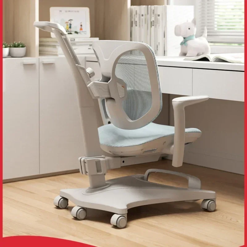 

Регулируемый домашний стул для учащихся начальной школы, корректирующее сиденье, настольный стул