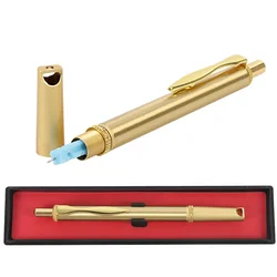 Brass Blood Lancet Pen Professional Acupuncture&Cupping Therapy Stainless Steel Lancing Device Bleeding Needle 23 26 28 30G