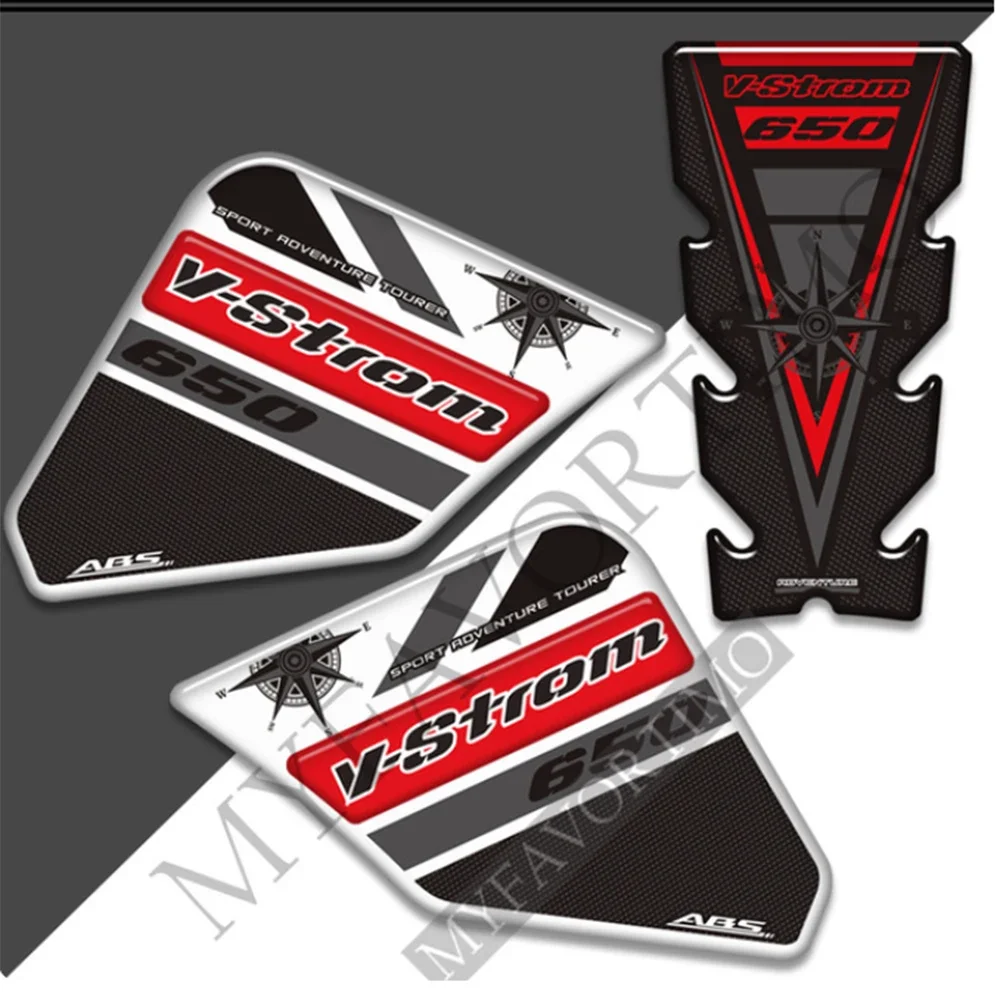 Tank Pad TankPad Protection Trunk Luggage Cases Stickers Fuel Oil Kit Adventure For Suzuki V STROM VSTROM DL 650 XT 650XT