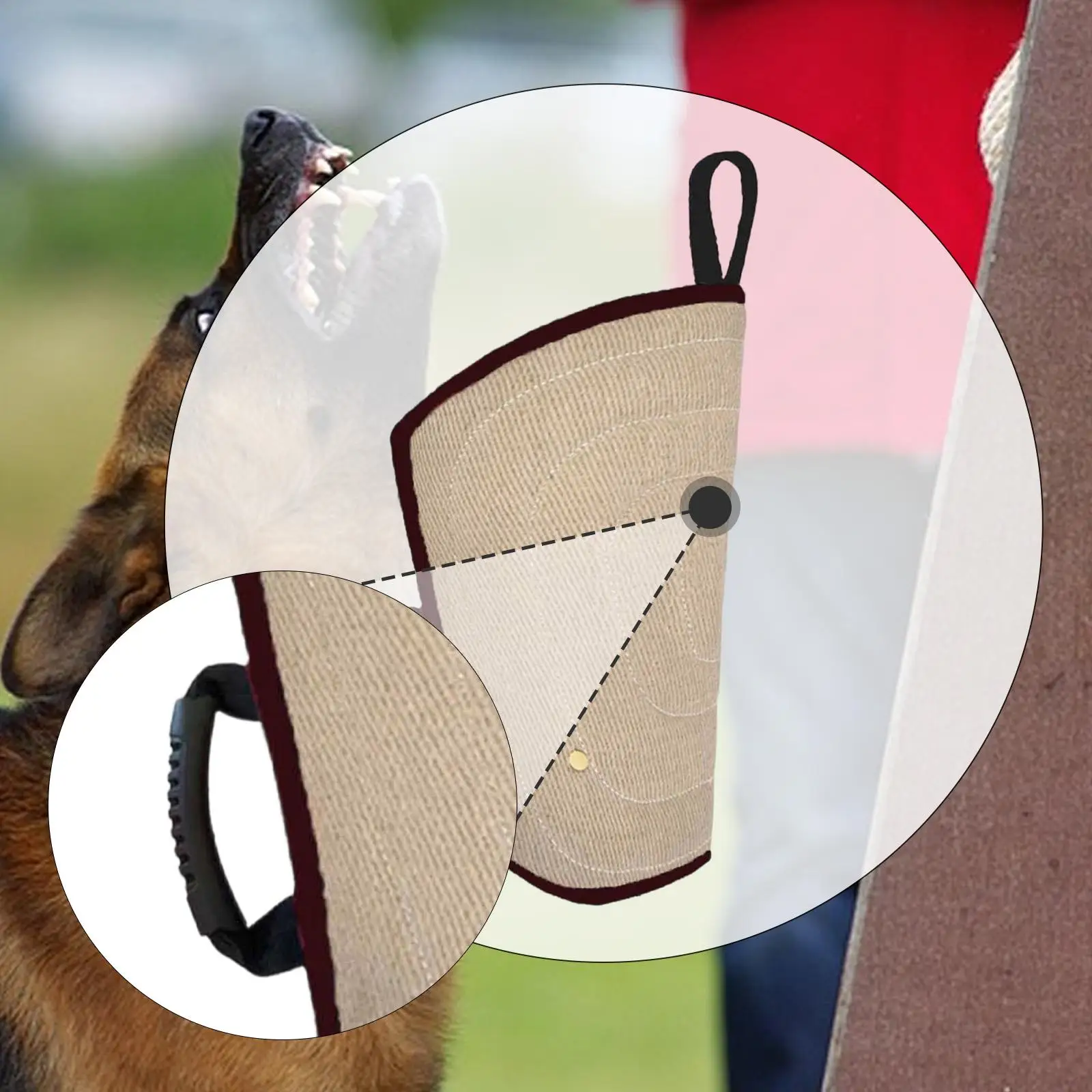 

Игрушка для перетягивания: износостойкая подушка-накладка на руку для собак, аксессуар для дрессировки и тренировки послушания