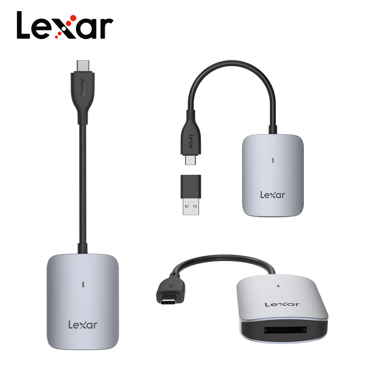 Lexar Card Reader Type-A High Speed CFexpress Memory Card SD USB 3.2 Gen2 Original RW515 Type-C 8K Video Flash CFE-A Reader