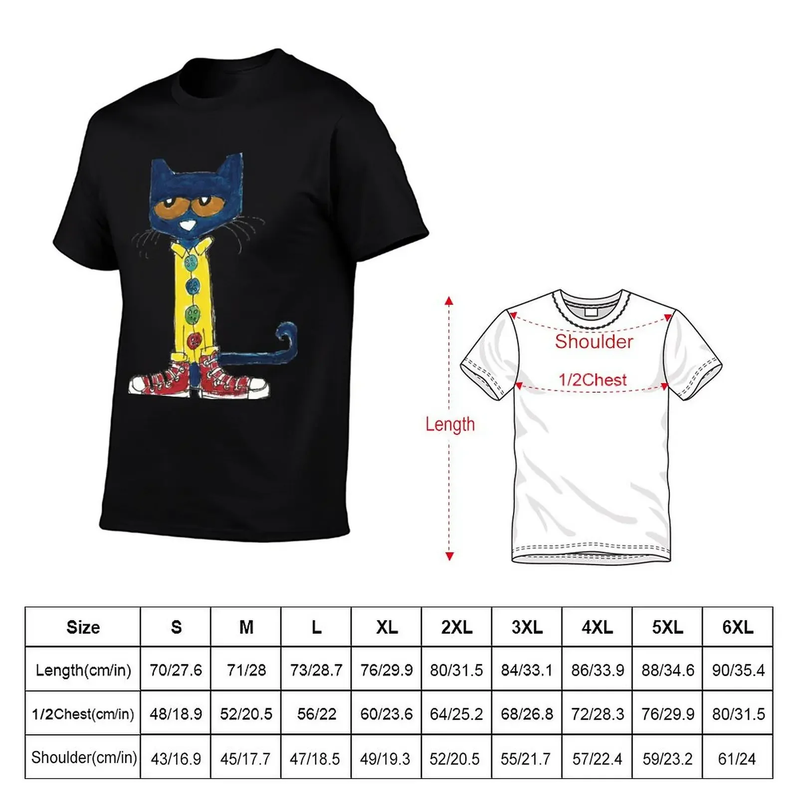 Pete the Cat T-Shirt plain vintage graphic tee shirts graphic rapper graphic tees t shirts for men pack