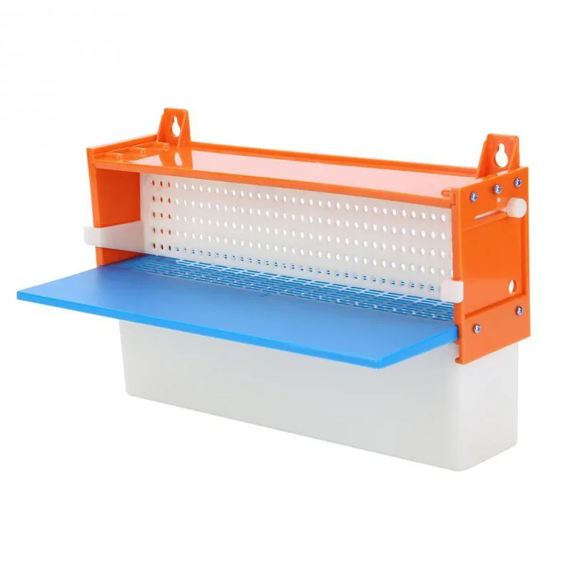 Beekeeping tool assembly, powder remover, anti running barrier, plastic powder collector, feeding box