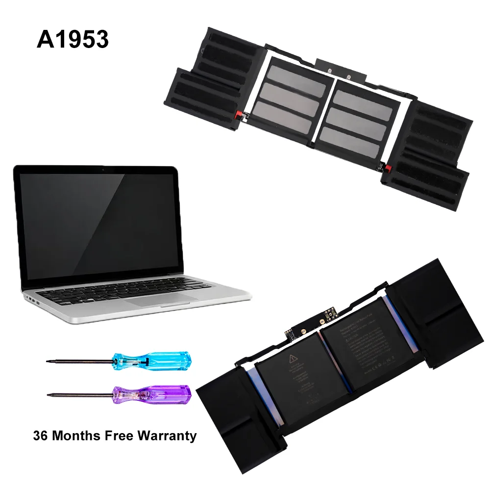 

Аккумулятор A1953 для Apple MacBook Pro Retina A1990 (15 дюймов, ноутбук 2018), 15-дюймовая сенсорная панель 2018, 36 месяцев, бесплатная гарантия
